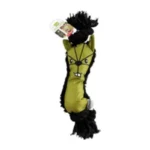 Nunbell Fun plush dog toy with rope