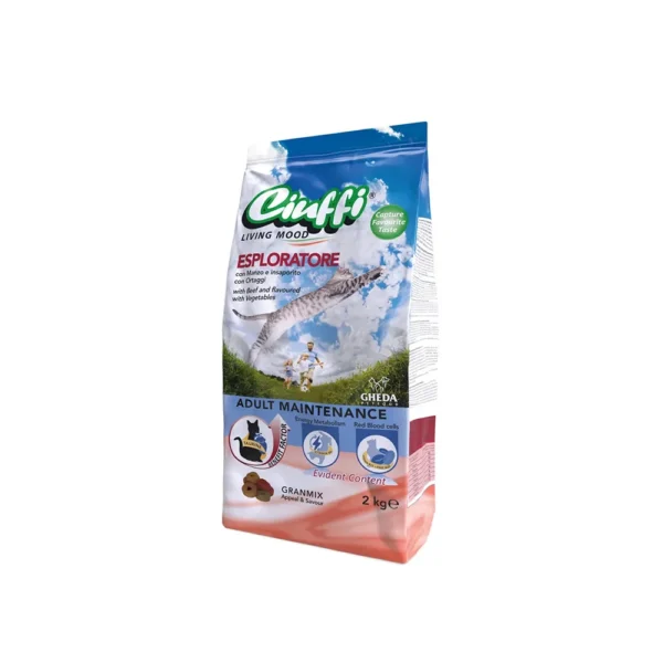 Ciuffi Adult Cat Dry Food – Beef & Vegetables