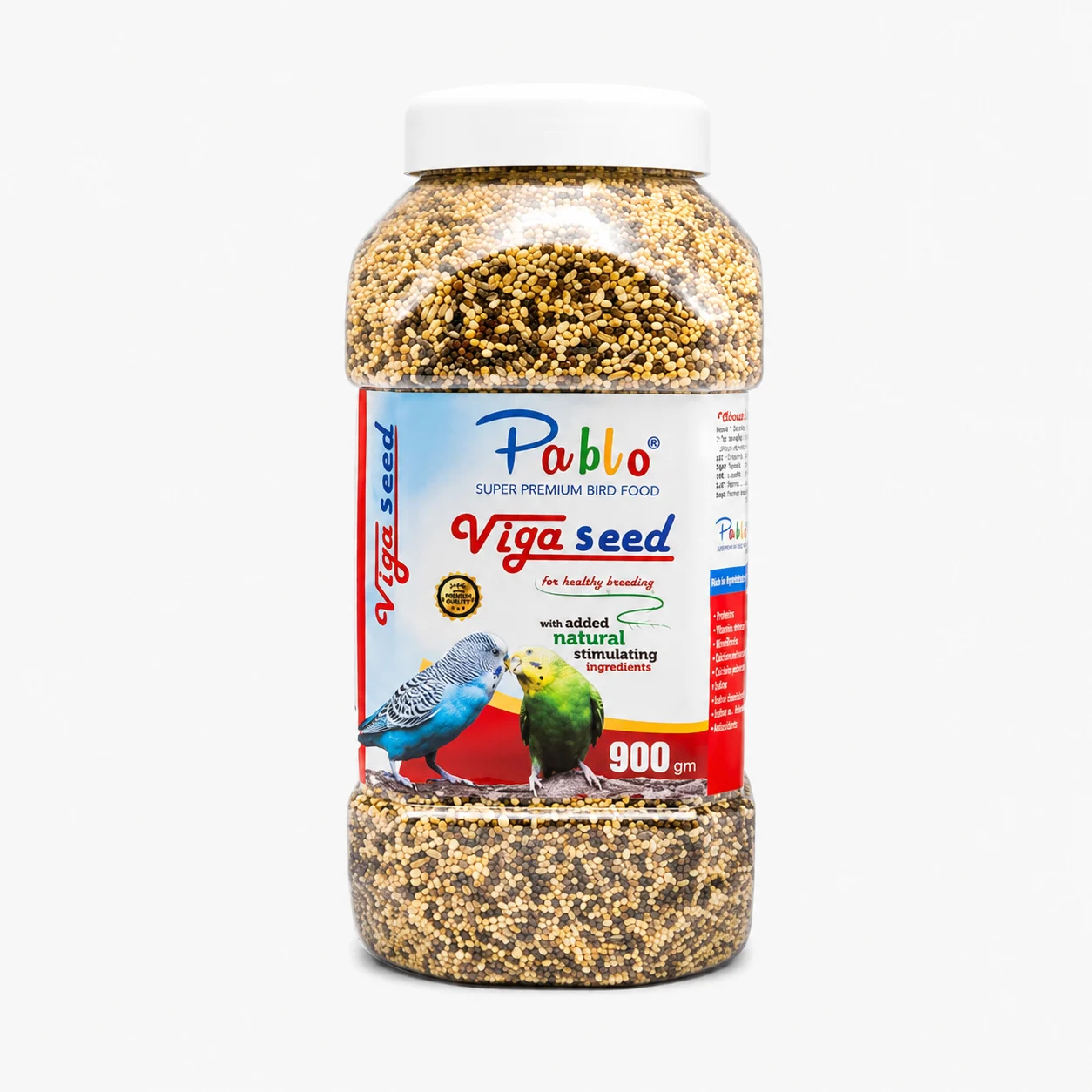 ChatGPT Image Aug 14, 2026, 05_51_08 PM Pablo Viga Seed Bird Food 900g - Image 1
