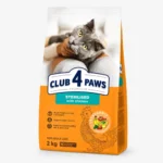 CLUB 4 PAWS PREMIUM for adult cats STERILISED