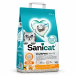 Sani Cat Clumping White Cat Litter Duo Vanilla-Mandarin Scent 10L
