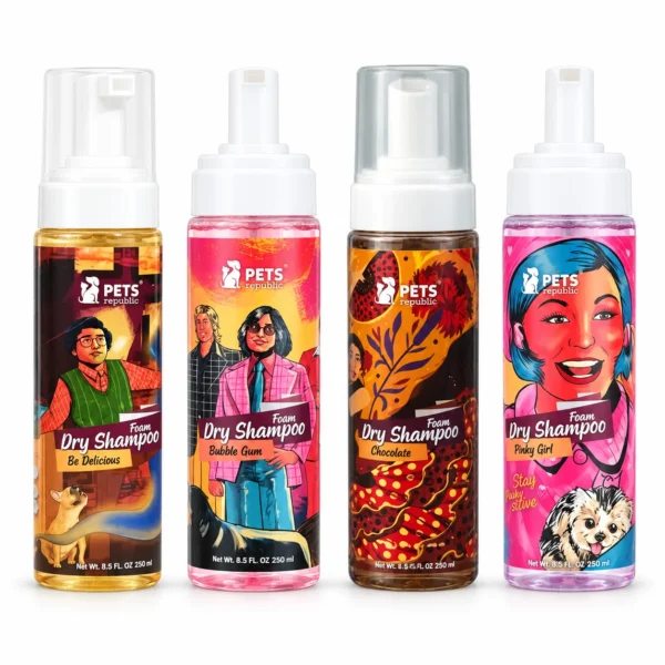 Pets Republic Foam Dry Shampoo 250 ml