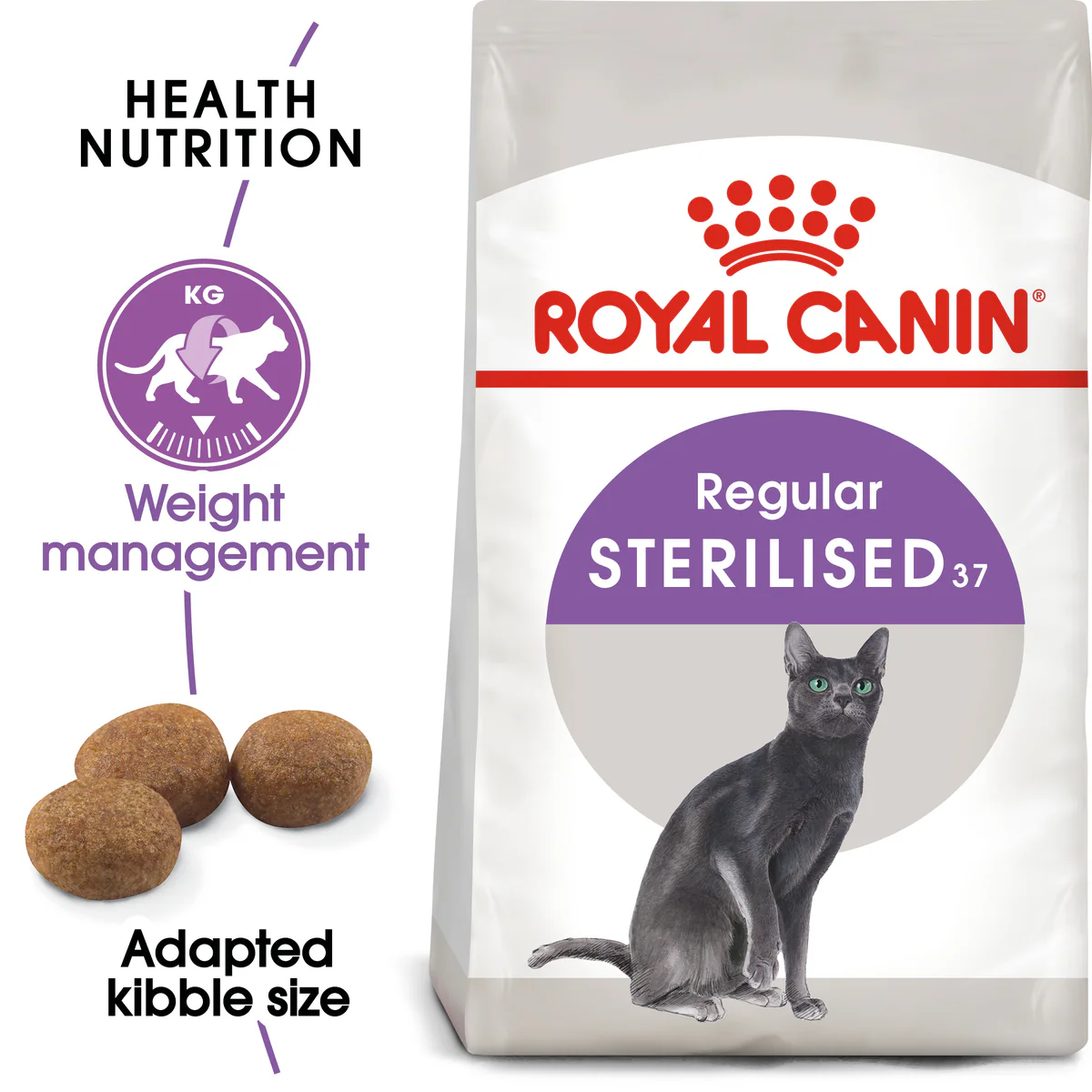RC-FHN-Sterilised37-MV-Eretailkit Royal Canin Sterilized 37 dry food for adult cats - Image 1