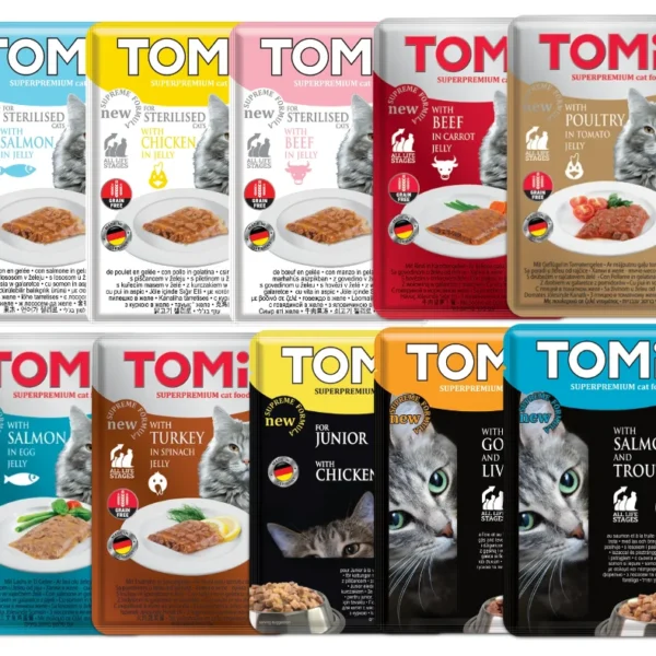 TOMi Pouch Wet Food For Cats – 85g