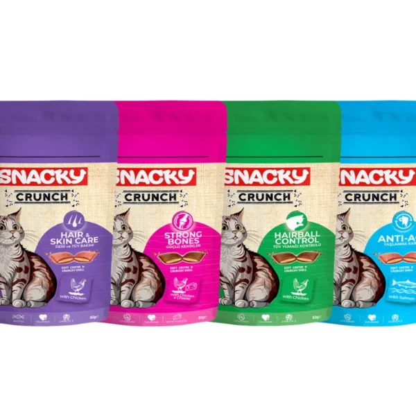 Snacky Crunch Treats For Cats 60g