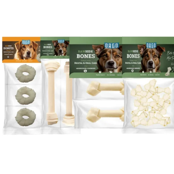 Orgo Rawhide Bones For Dogs
