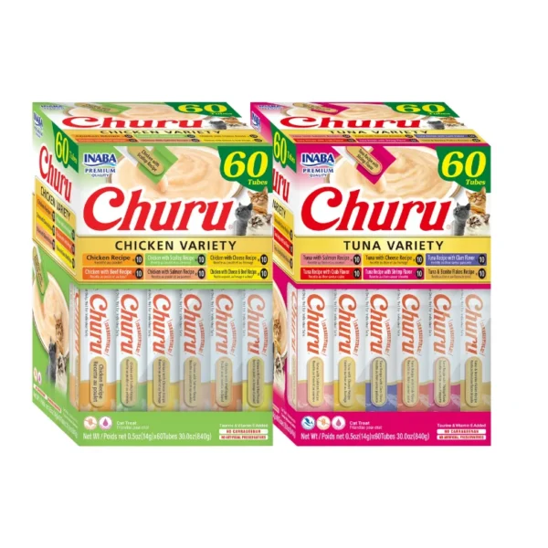 Churu 60 pcs Variety Box Treats For Cats