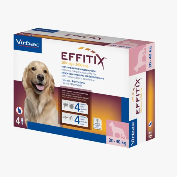 Virbac Effitix Anti-Fleas & Ticks Solution 1 pipette