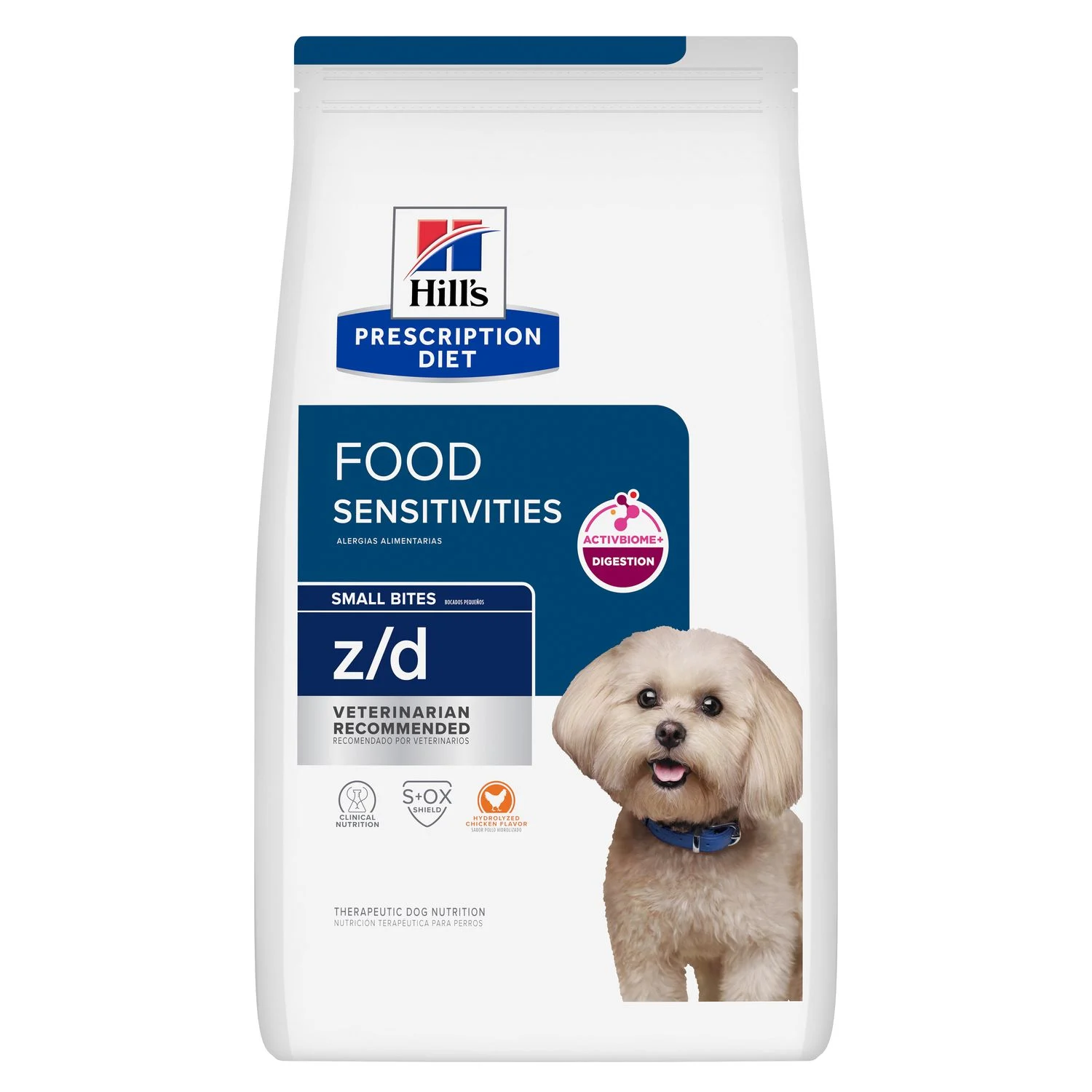 f7d8s2vIAleELs0YgXlqf Hill's z/d Small Bites Hydrolyzed Chicken Flavor Dog Food 1 Kg - Image 1