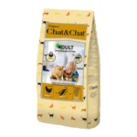 Chat & Chat Adult  Cat Dry Food – Chicken & Peas