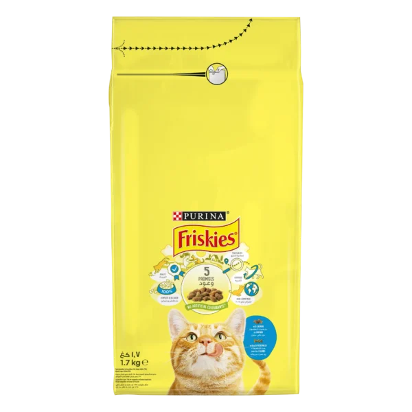 Friskies® Dry Cat Food with Salmon & Vegetables