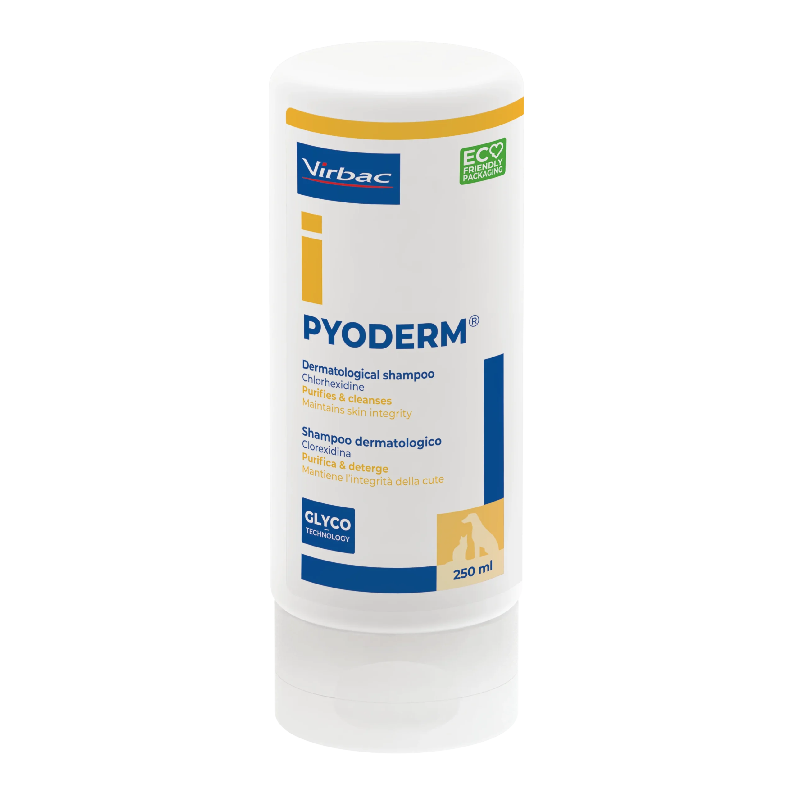 imgi_19_63cf1d7c41ac-400523_Bottle_Pyoderm_250ml_face Virbac Pyoderm Shampoo – Anti-bacterial & Anti-fungal 250ml - Image 1