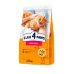 CLUB 4 PAWS PREMIUM for adult cats With Veal