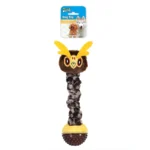 Soleil Plush Flexible Dog Toy Eagle With Squeaky & Spiky Ball: P8336