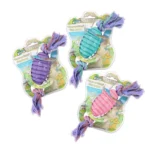 Soleil Rubber Toy Rugby W/Rope: R4150