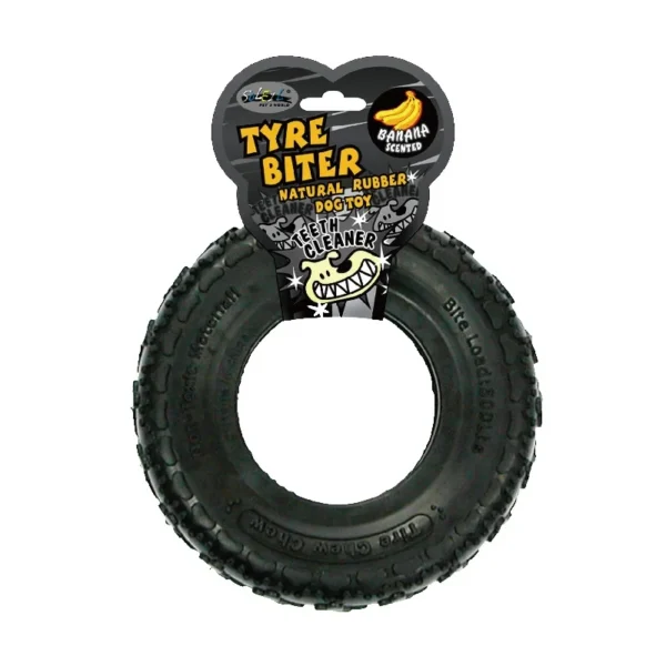 Soleil Pet toy_Rubber Tyre Bite: R4168BK