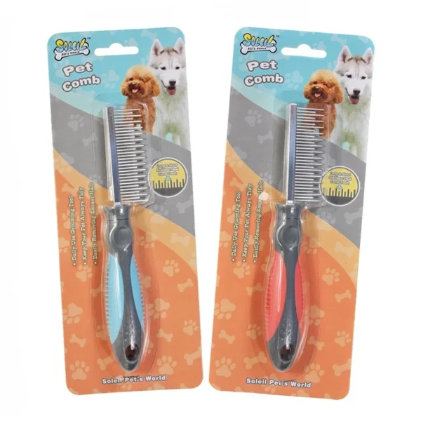 Soleil Pet Grooming Comb: B0029
