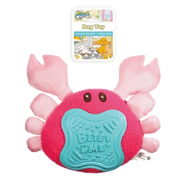 Soleil Rubber Belly Mutt Monsters, Grabby Squeak & Squeal Toy: P5175