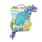 Soleil Rubber Toy Rugby W/Rope: R4150 - Image 2
