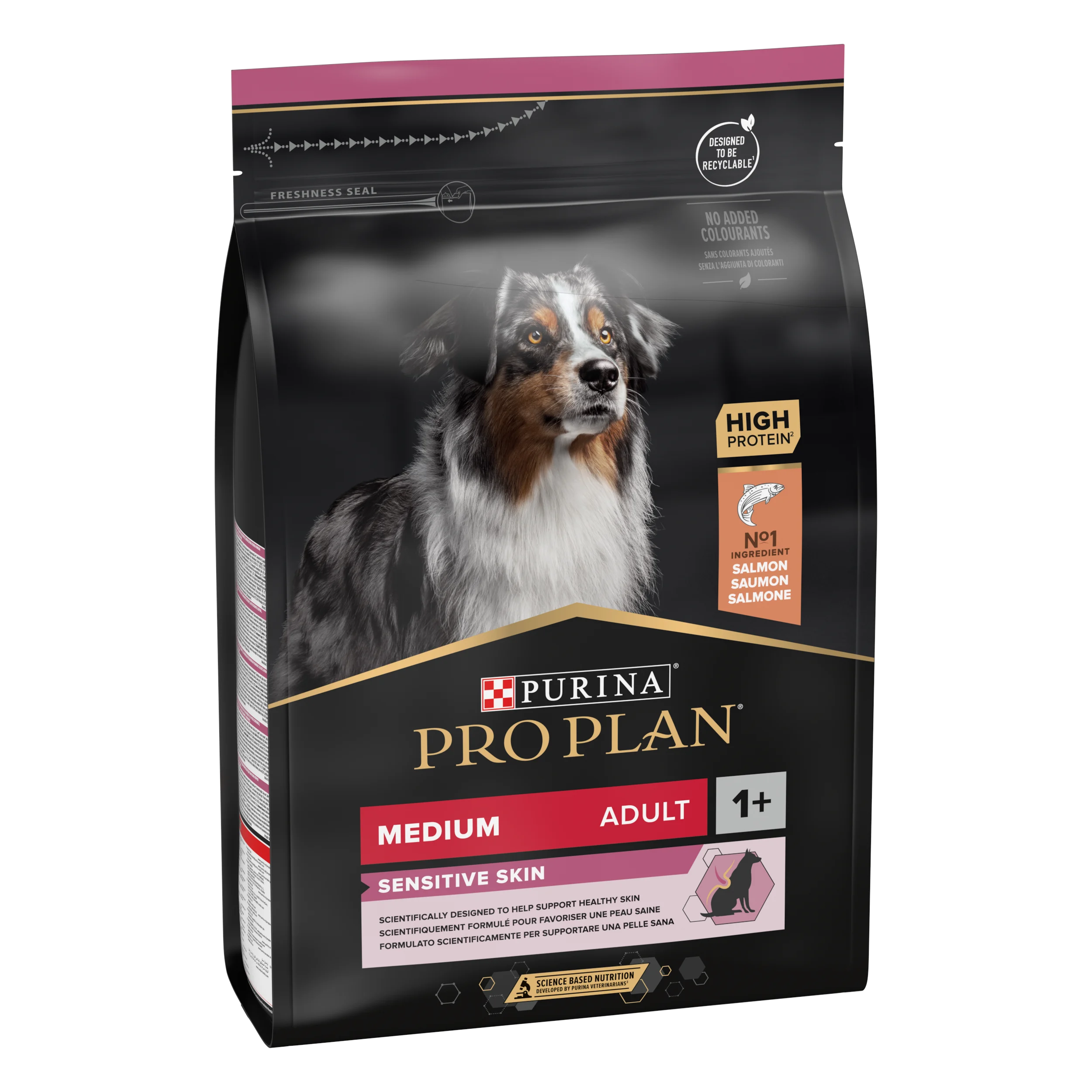 imgi_44_07613035114777_C1L1_44153628 Pro Plan® Dry Dog Food Sensitive Skin Medium Adult with Salmon - Image 1