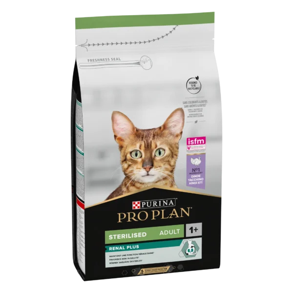 Purina Pro Plan Sterilised Adult Renal Plus Dry Cat Food with Turkey
