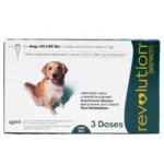Revolution Topical Anti-Fleas & Ticks Solution for Dogs, 40.1-85 lbs / 18.18- 38.55 kg 1 Pipette