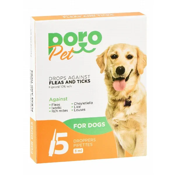 Poro Anti-Fleas & Ticks Solution for Dogs 1 Pipette