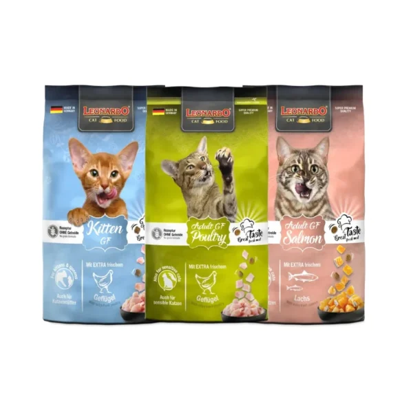 Leonardo Grain Free Cat Food Line