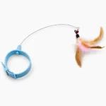 Collar With Wand Cat Toy