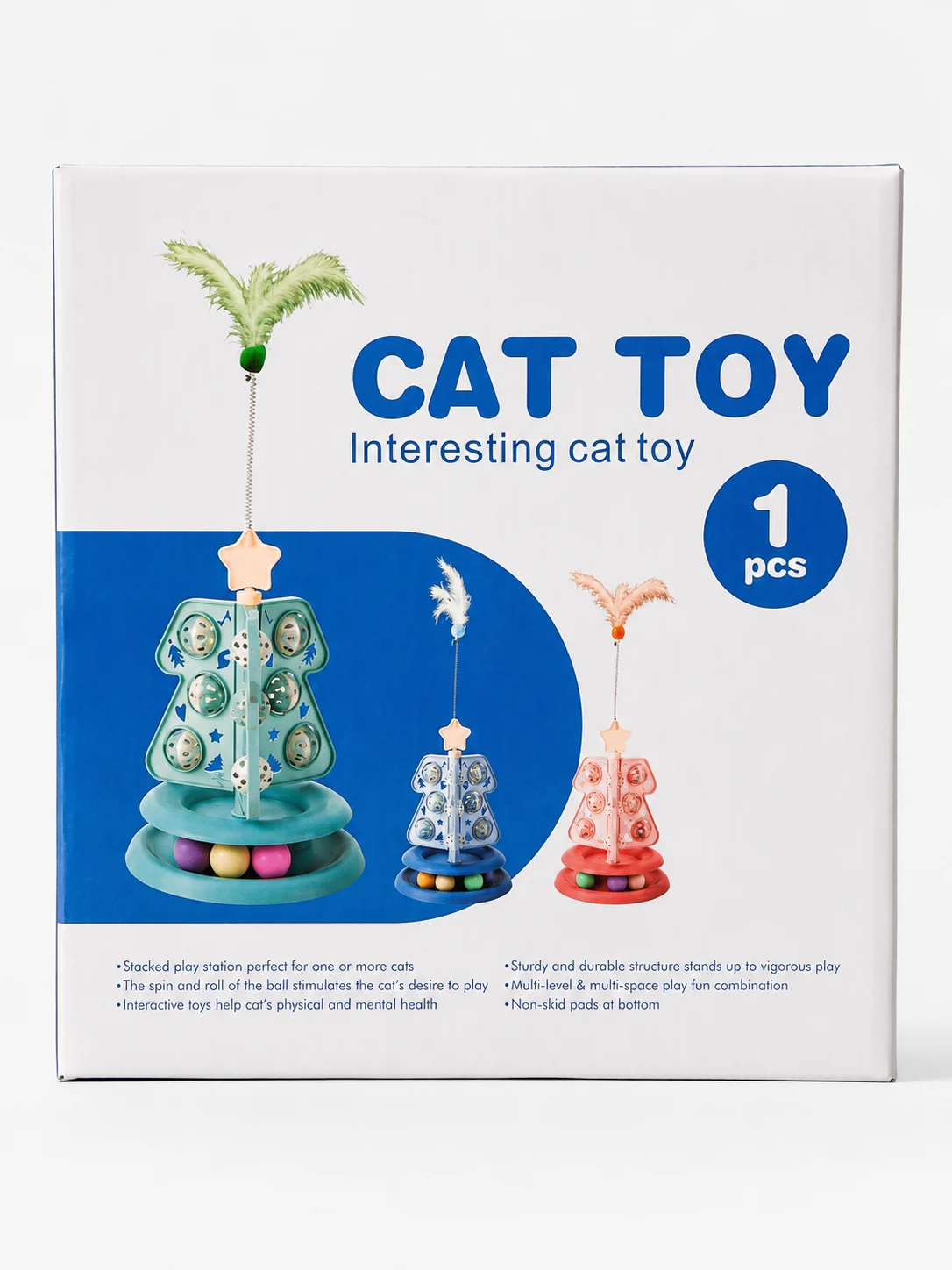 ChatGPT Image Aug 14, 2026, 08_37_02 PM (1) Interesting Cat toy With Balls - Image 1
