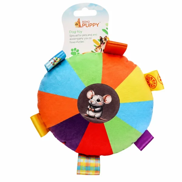 Won Puppy Multicolored Mouse Print Pet Pillow