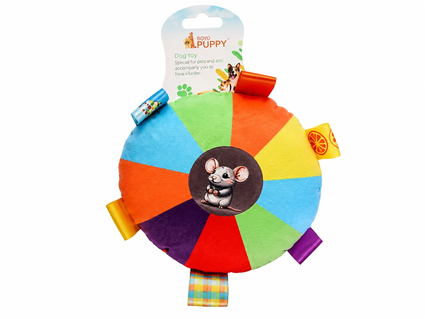 ChatGPT Image Aug 14, 2026, 10_06_54 PM Won Puppy Multicolored Mouse Print Pet Pillow - Image 1