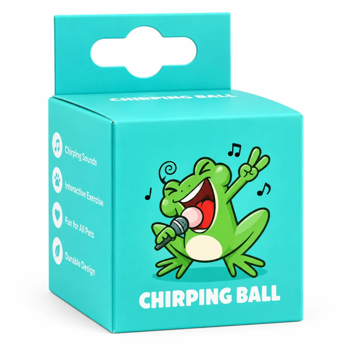 Chirping Ball with Catnip & Sound - Image 2