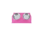 Dual Stainless Steel Pet Bowl - Image 2