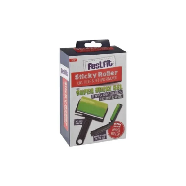 Fast Fit Black & Green Sticky Pet Lint Roller