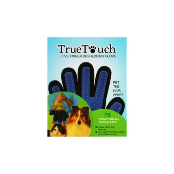 True Touch Pet Deshedding Grooming Glove