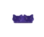 Cat Face Shaped Dual Pet Bowl - Image 2