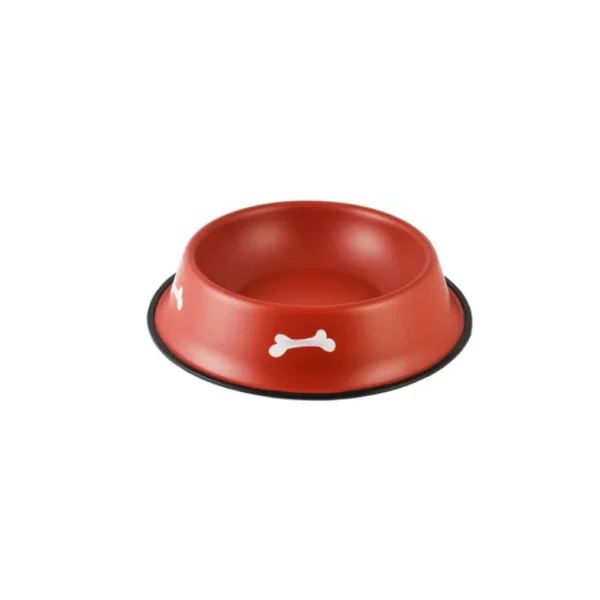 Bone Print Stainless Steel Pet Bowl Xl