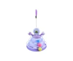 Track Tower Interactive Cat Toy with Catnip, Feathers & Balls