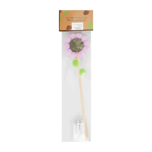 Flower Wand Cat Teaser Toy with Catnip