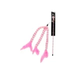 Pic Chow Wand Cat Teaser Toy with Feathers