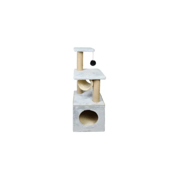 Cat Tree & Scratcher House with Hanging Balls
