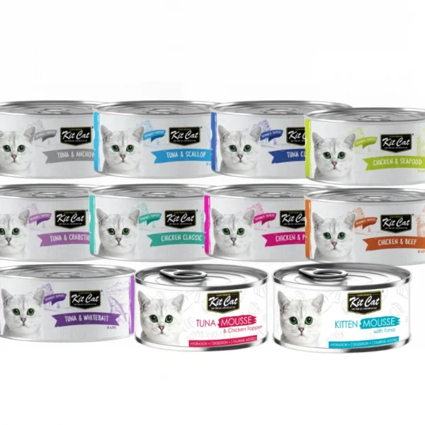 Kit Cat Wet Cat Food In Can - 80g