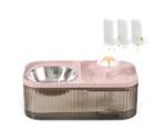 Pet Water Fountain with Stainless Steel Bowl - Image 2