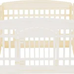 Plastic Pet Playpen With Door And 4 Panels