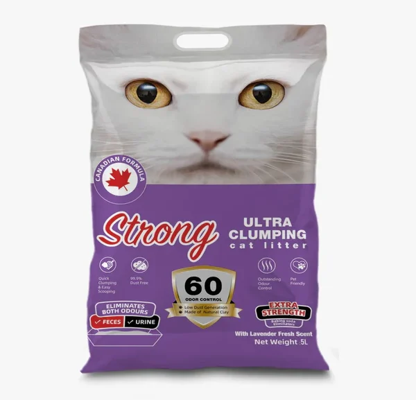 Strong Ultra Clumping Carbon Cat Litter