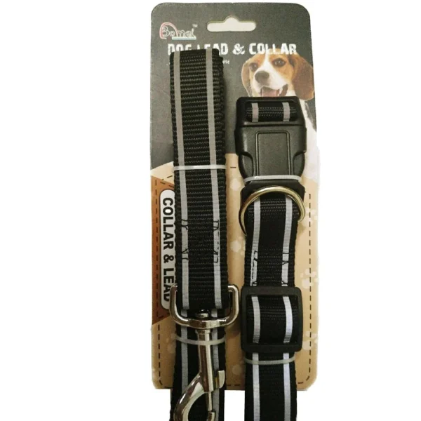 Bomei Set Of Adjustable Collar & Leash