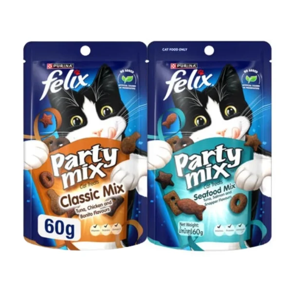 Felix Party Mix Dry Cat Treats 60g