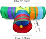 3-Way Cat Tunnel – Foldable