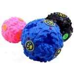 Interactive Dog Treat Ball Toy – Sound-Emitting